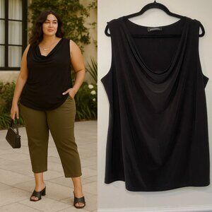 Penningtons Cowl Neck Sleeveless Blouse